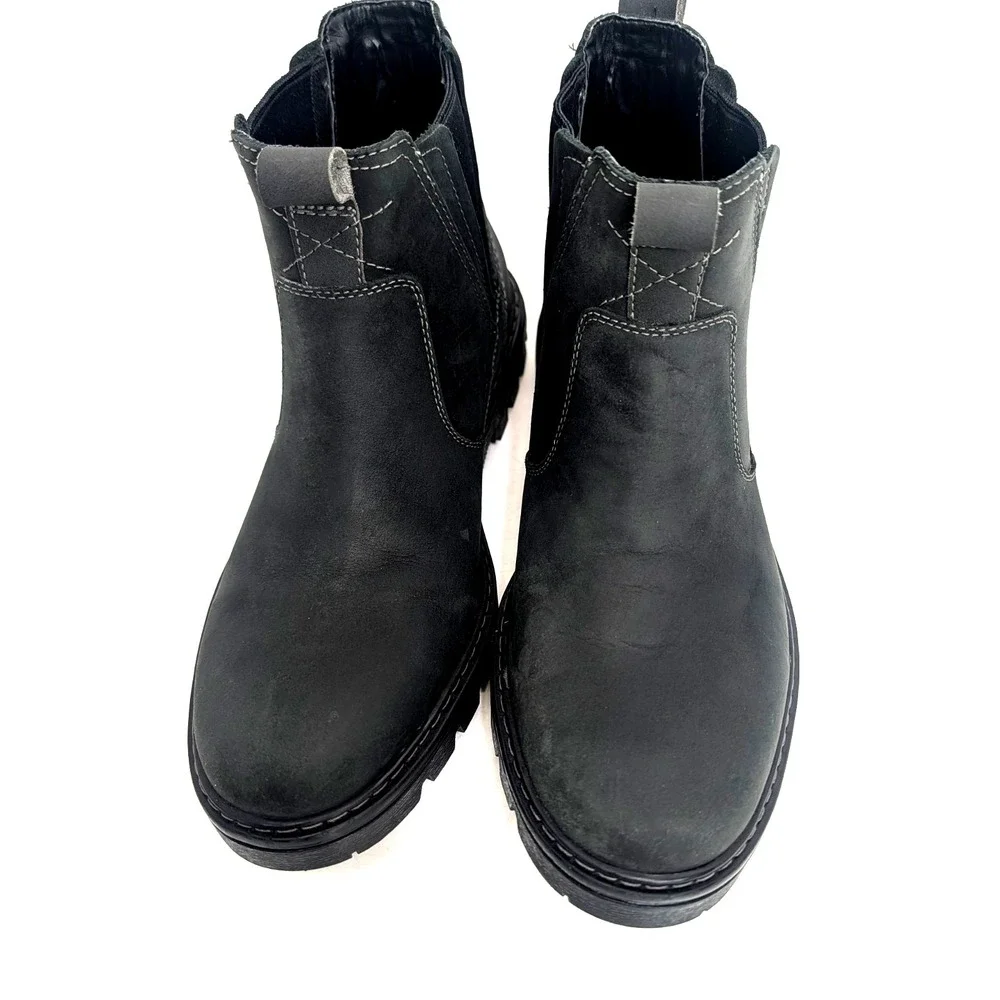 Rockport Men's Weather or Not Waterproof Chelsea Boots - Size 7.5 Black Leather